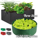 Durable Fabric Grow Bed  Round | Square | Breathable | 15 -100 Gallons