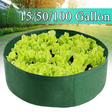 Durable Fabric Grow Bed  Round | Square | Breathable | 15 -100 Gallons