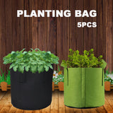 Durable | Grow Bags For | Vegetable | Tomato | Potato | Carrot | 1 Set 5 pcs