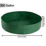Durable Fabric Grow Bed  Round | Square | Breathable | 15 -100 Gallons