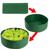 Durable Fabric Grow Bed  Round | Square | Breathable | 15 -100 Gallons