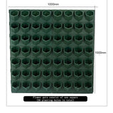 Three-Dimensional Vertical Green Plant Wall Hanging