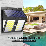LEDs Solar Light PIR | Motion Sensor | Wall Lamp | Outdoor | Waterproof