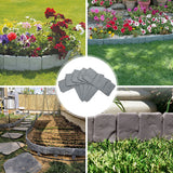 10Pcs Plastic Garden Fence | Flower Bed Border