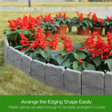 10Pcs Plastic Garden Fence | Flower Bed Border