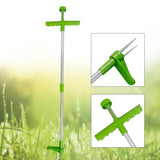 Best Root Remover Durable Manual | Lightweight Weed Puller | Aluminum Long Handled Portable