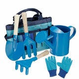 Kids Garden Tools Set | Tote Metal Wooden Handle | Beach Sandbox | Early Learning Guide