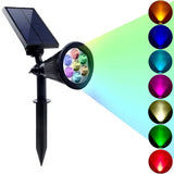 Solar LED Light for Outdoor with 7 Colors